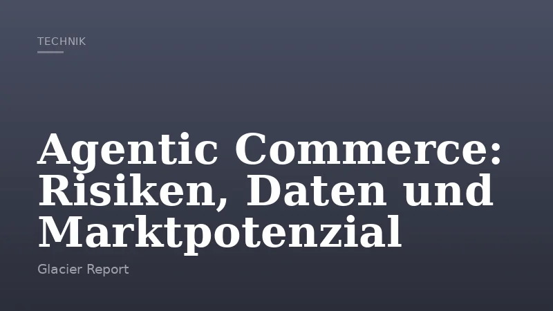 Agentic Commerce: Risiken, Daten und Marktpotenzial