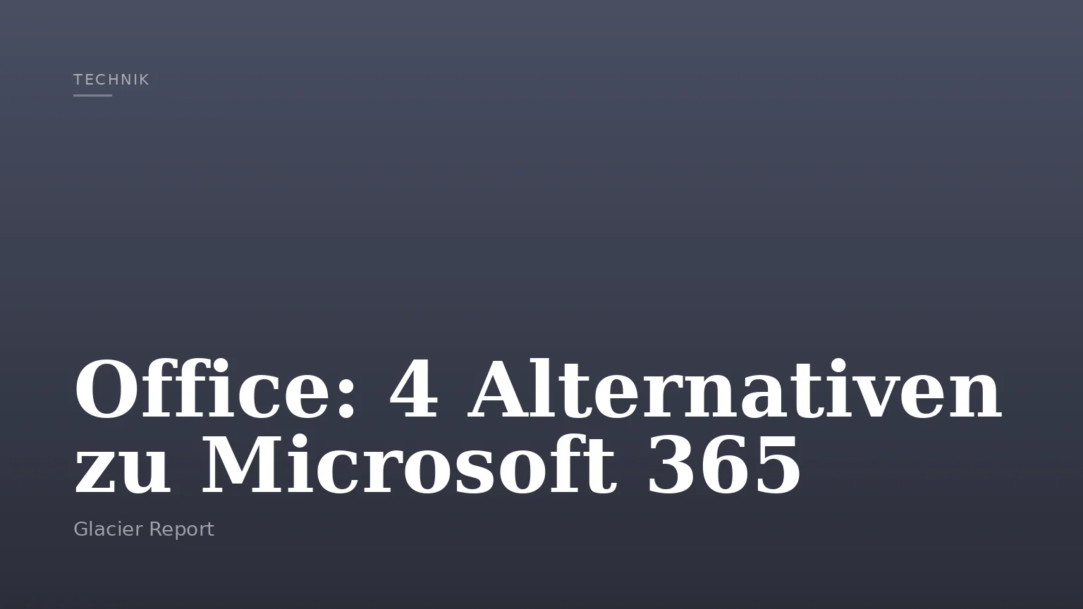 Office: 4 Alternativen zu Microsoft 365