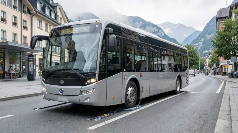 Reifen statt Steckdose: Was Schweizer Busbetriebe vom Laden während der Fahrt erwarten können