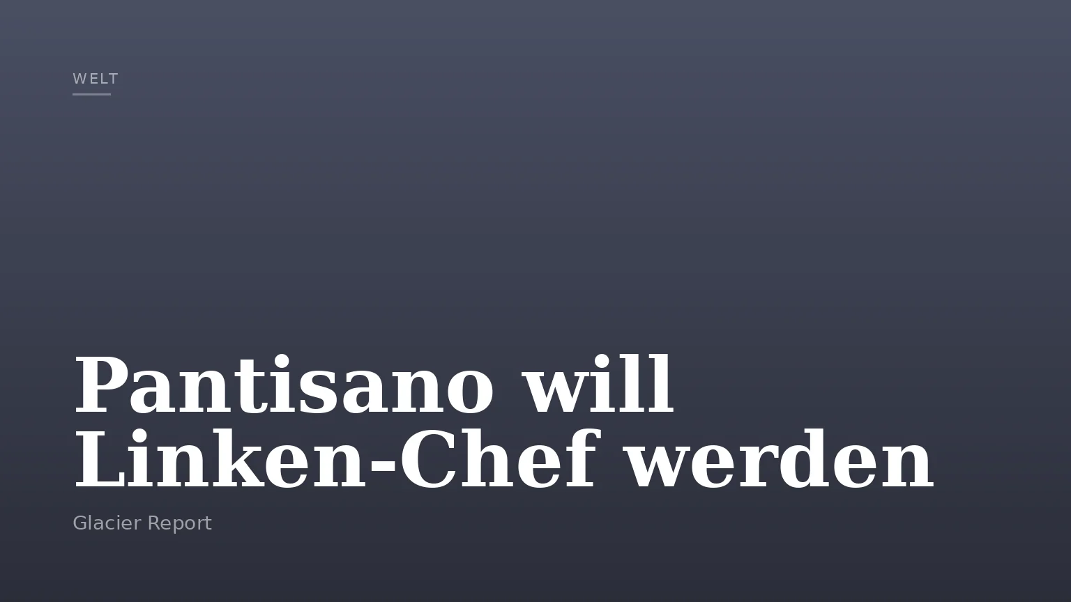 Pantisano will Linken-Chef werden